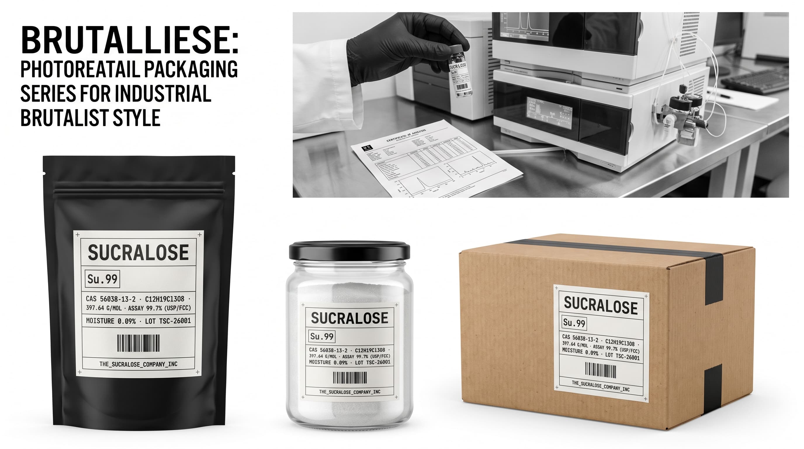 Independent laboratory analysis of sucralose samples