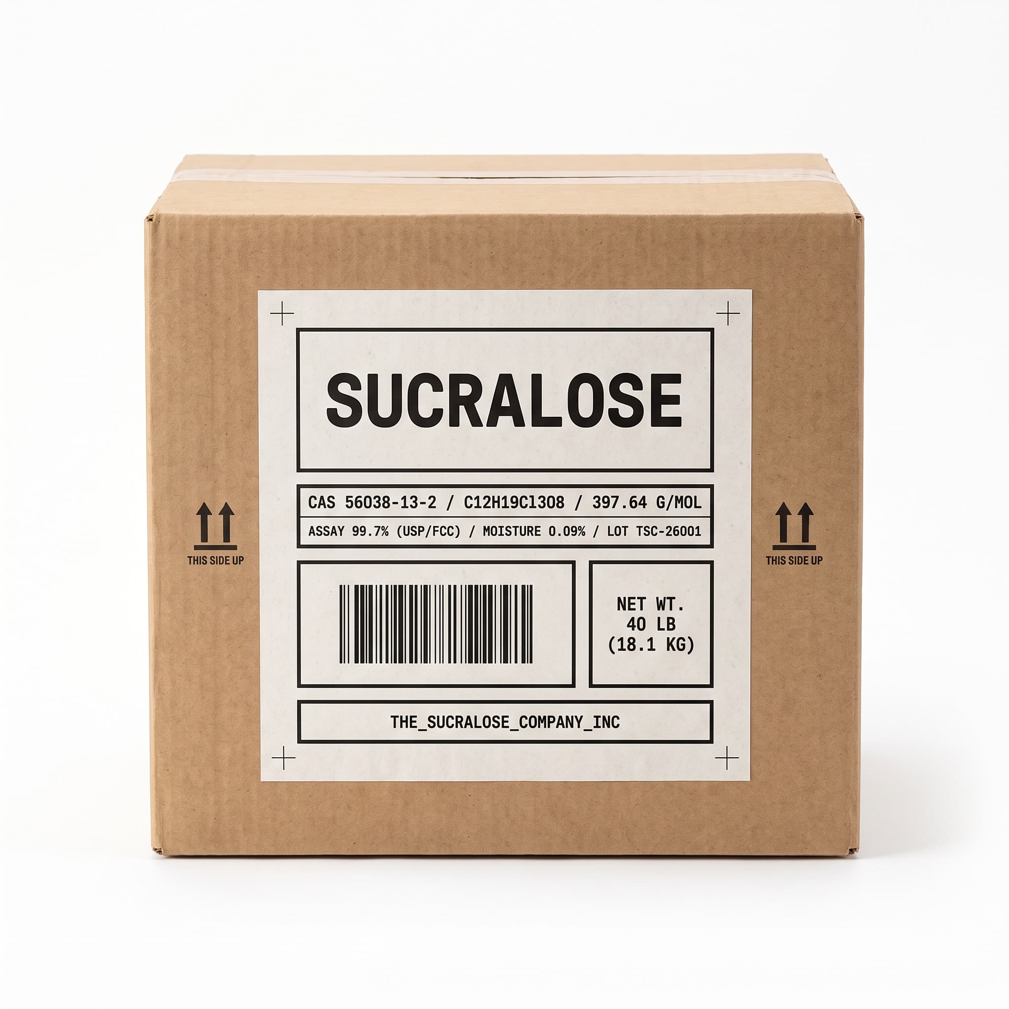 Sucralose 15% Blend — 40 lb Box